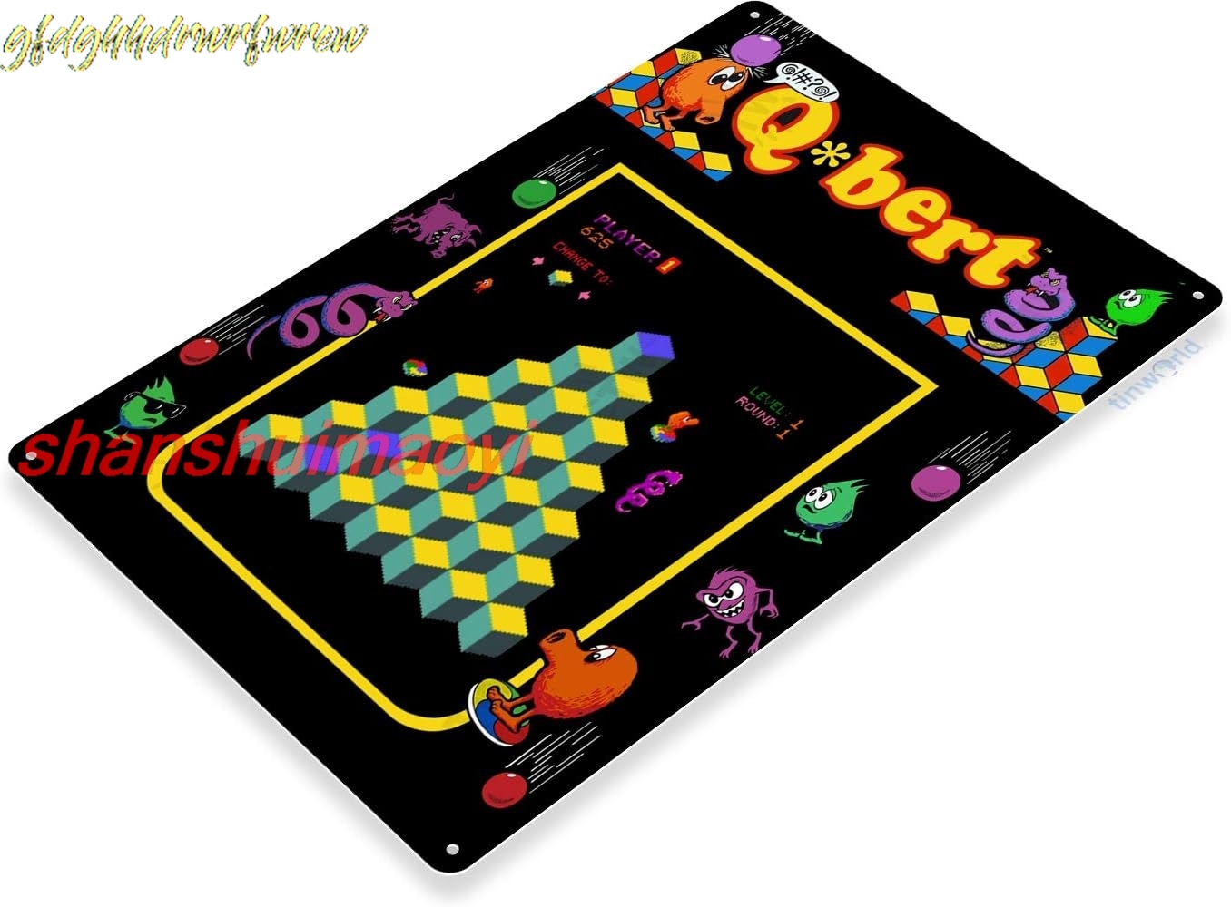 Arcade X - 8 X 12 Zoll Metallschild -