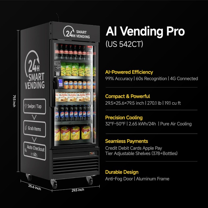 Maßgefertigter Intelligenter V – Open Vending Machine Bewertung und Preis