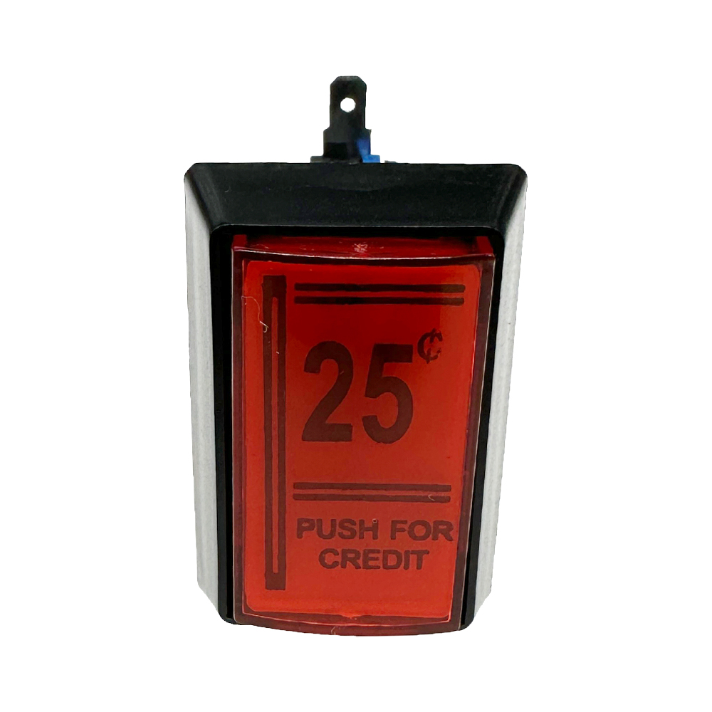 1 Stück 25 Cent Rechteckknopf  – Coin Pusher Machine Bewertung und Preis